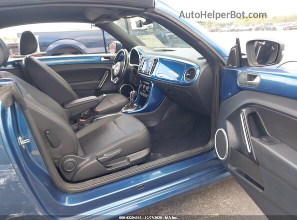 3VW5DAAT3JM517328 2018 VOLKSWAGEN BEETLE Blue Vista interior delantera