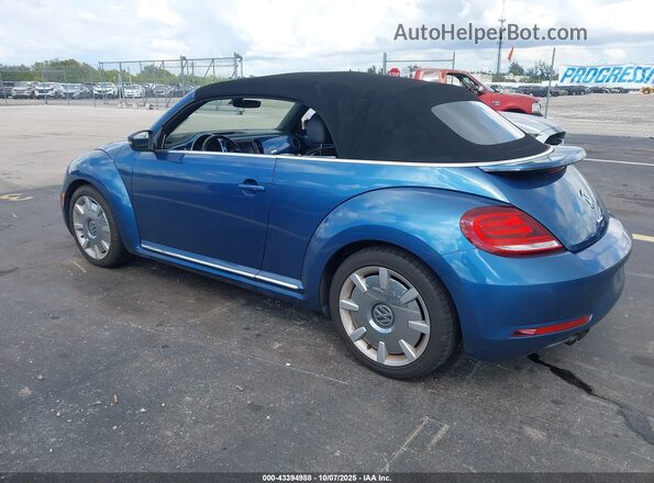 3VW5DAAT3JM517328 2018 VOLKSWAGEN BEETLE Blue Trasero izquierdo