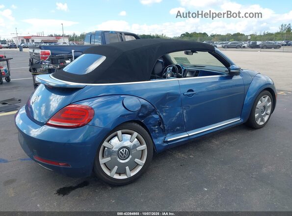 3VW5DAAT3JM517328 2018 VOLKSWAGEN BEETLE Blue Trasero derecho