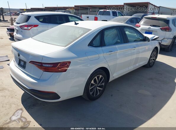 3VW5M7BU8RM043611 2024 VOLKSWAGEN JETTA Белый Задняя правая четверть