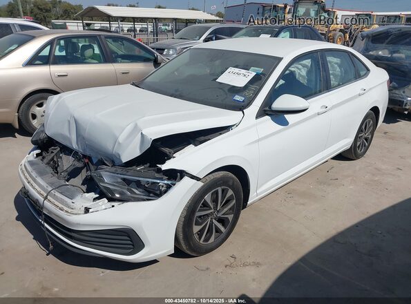 3VW5M7BU8RM043611 2024 VOLKSWAGEN JETTA Белый Передняя левая четверть