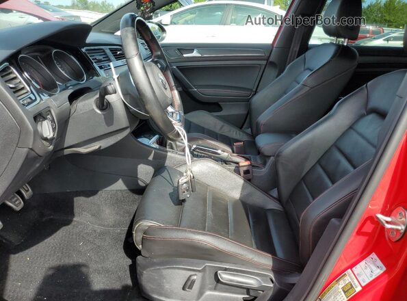 3VW5T7AU0MM009837 2021 VOLKSWAGEN GTI Red Սալոնի դիմացի տեսք
