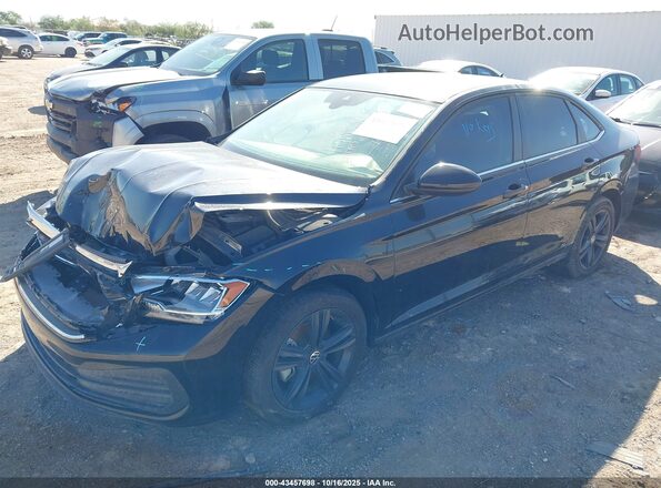 3VW7M7BU7RM071795 2024 VOLKSWAGEN JETTA Black Przód lewy