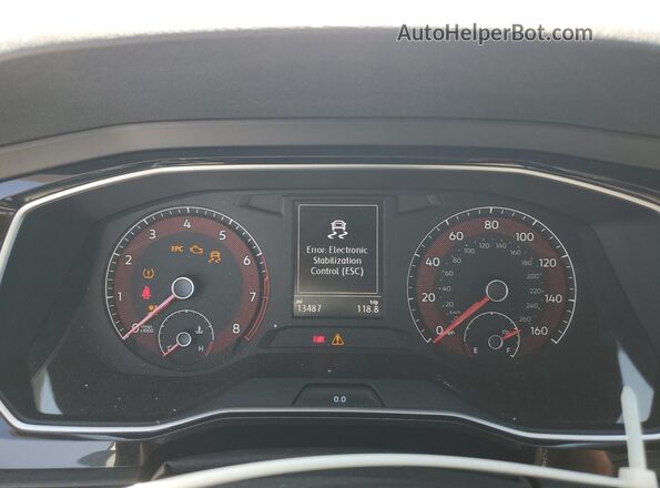 3VWCB7BU0KM247337 2019 VOLKSWAGEN JETTA White Vista del cuadro de instrumentos