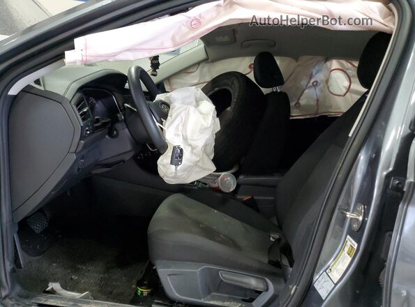 3VWCB7BU0LM068278 2020 VOLKSWAGEN JETTA Gray Widok wnętrza z przodu
