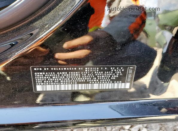 3VWCB7BU4LM062418 2020 VOLKSWAGEN JETTA Black Вид наклейки з VIN-кодом