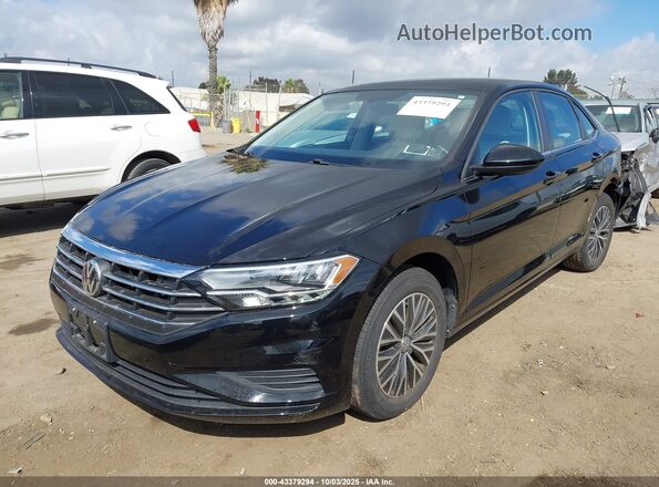 3VWCB7BU5LM074819 2020 VOLKSWAGEN JETTA Black წინა მარცხენა ხედი სამი მეოთხედიდან