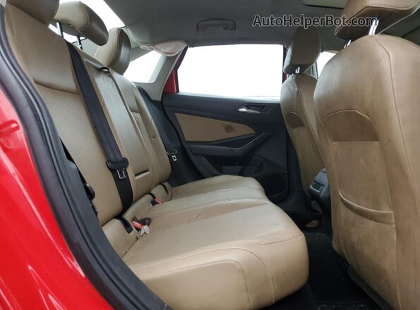 3VWCB7BU6LM016508 2020 VOLKSWAGEN JETTA Red Rear seats view
