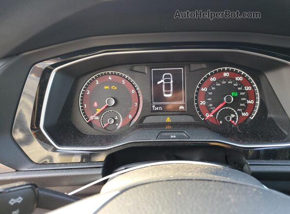 3VWCB7BU6LM032739 2020 VOLKSWAGEN JETTA Black Вид щитка приладів