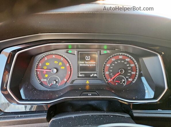 3VWCB7BUXLM043467 2020 VOLKSWAGEN JETTA White Vista del cuadro de instrumentos