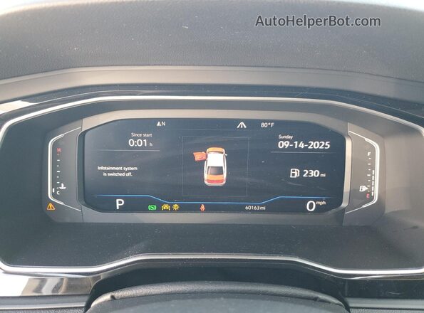 3VWEB7BU3LM054089 2020 VOLKSWAGEN JETTA White Instrument cluster view