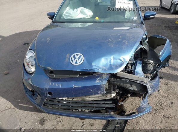 3VWFD7ATXKM719379 2019 VOLKSWAGEN BEETLE Blue Вид спереду