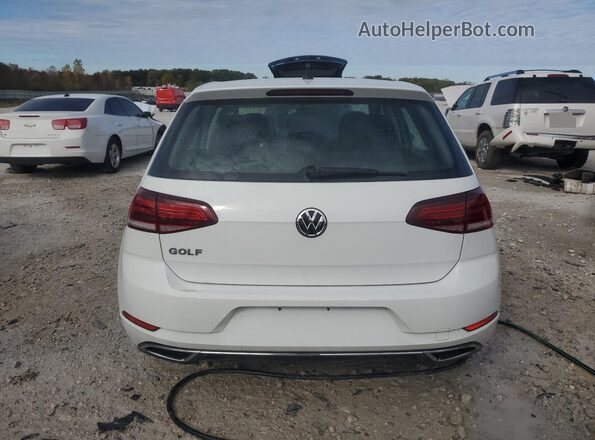 3VWG57AU9KM013028 2019 VOLKSWAGEN GOLF White Вид ззаду