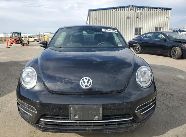 3VWJD7AT4JM727714 2018 VOLKSWAGEN BEETLE Black Front view