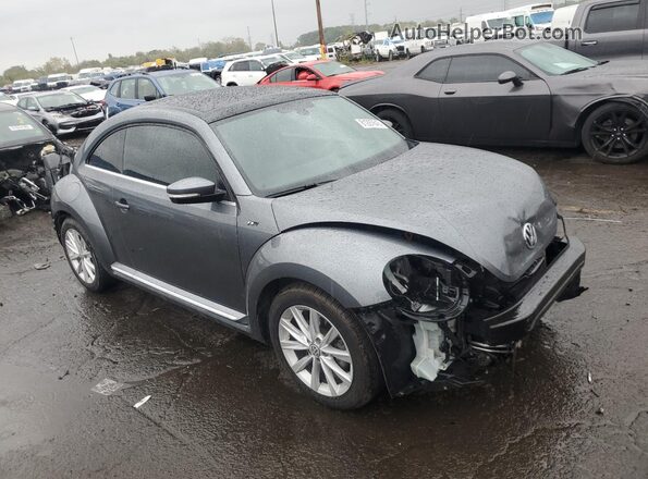3VWJD7AT7JM706694 2018 VOLKSWAGEN BEETLE Gray Front right