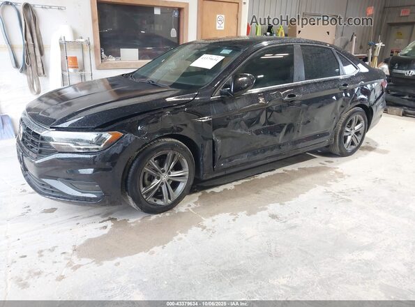 3VWN57BU1LM079175 2020 VOLKSWAGEN JETTA Black Передня ліва чверть