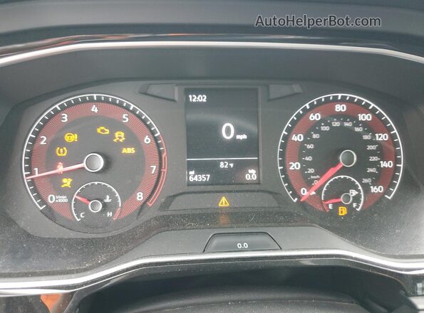 3VWN57BU9LM004692 2020 VOLKSWAGEN JETTA White Widok zestawu wskaźników