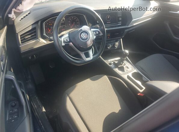 3VWN57BUXLM028144 2020 VOLKSWAGEN JETTA Blue Widok deski rozdzielczej