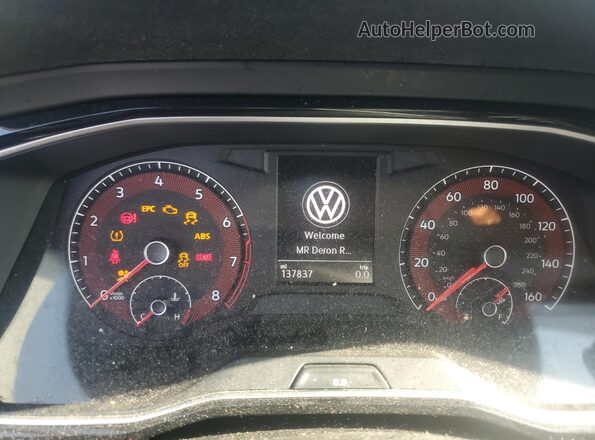 3VWN57BUXLM028144 2020 VOLKSWAGEN JETTA Blue Widok zestawu wskaźników