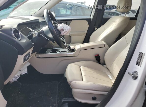 W1N4M4HB8MW105951 2021 MERCEDES-BENZ GLB-CLASS White წინა პანელის ხედი