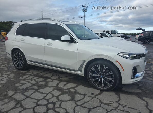 5UXCX4C53KLS37640 2019 BMW X7 White წინა ხედი