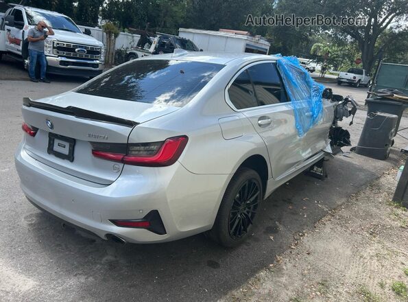 WBA5R1C07LFH39025 2020 BMW 3 SERIES Silver Vista frontal