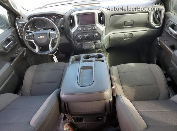 1GCRYDEDXLZ127468 2020 CHEVROLET SILVERADO Black Vista del cuadro de instrumentos