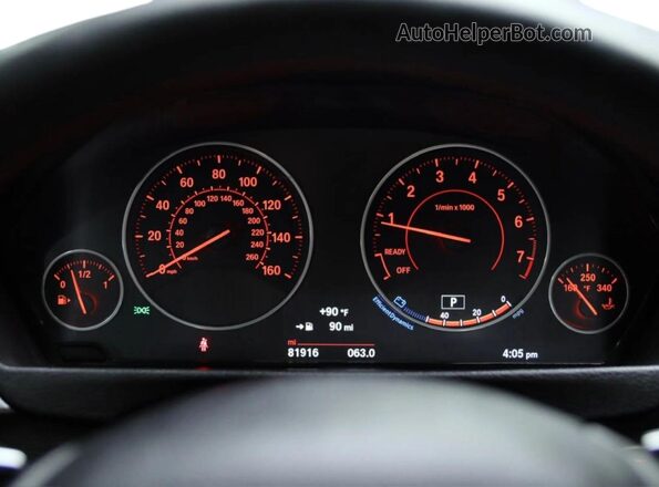 WBA8B9G50JNU98334 2018 BMW 7 SERIES Green Instrument cluster view