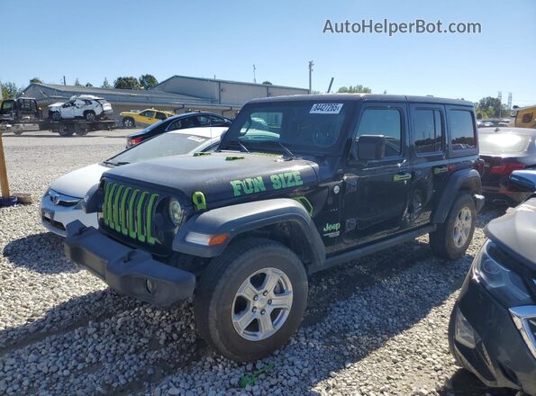 1C4HJXDN7LW230389 2020 JEEP WRANGLER Black Հետևի ձախ