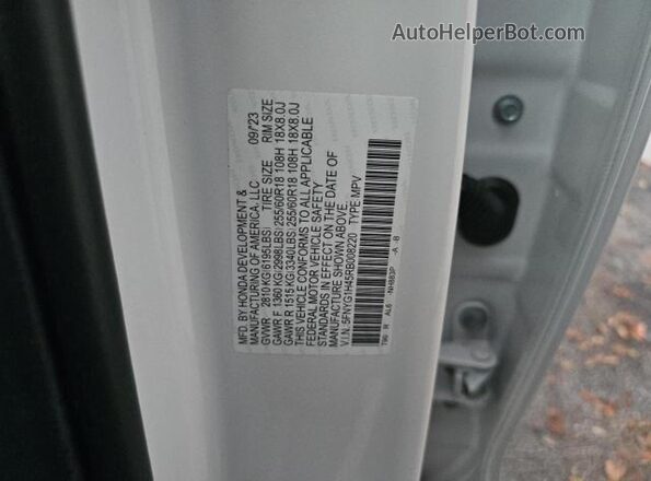 5FNYG1H45RB008220 2024 HONDA PILOT White Rear interior view