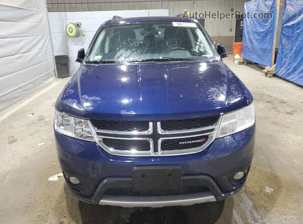3C4PDDBG7KT752255 2019 DODGE JOURNEY Blue Rear view