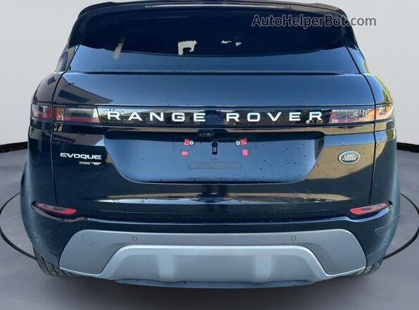 SALZP2FXXLH019723 2020 LAND ROVER RANGE ROVER Black Vista de la etiqueta del VIN