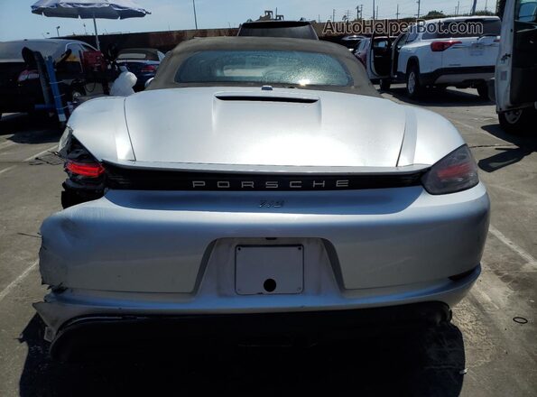 WP0CA2A80HS220216 2017 PORSCHE BOXSTER Silver 