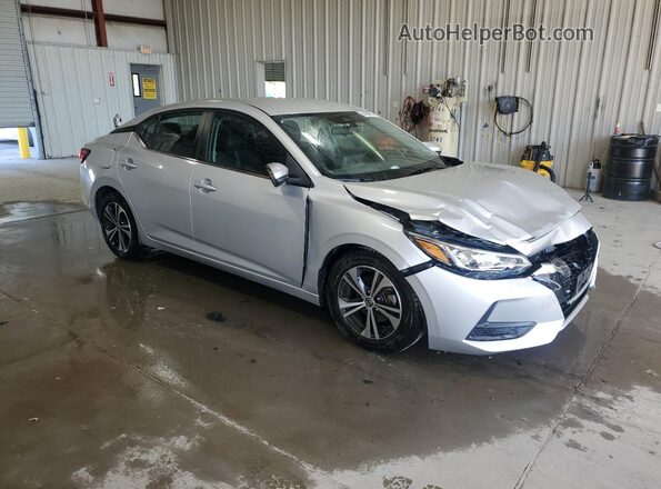 3N1AB8CV3LY227300 2020 NISSAN SENTRA Silver Front view
