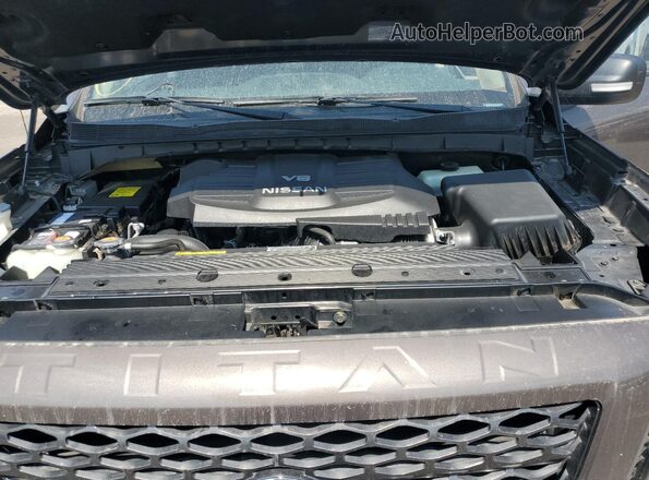 1N6AA1EKXKN523949 2019 NISSAN TITAN Brown Вид наклейки з VIN-кодом