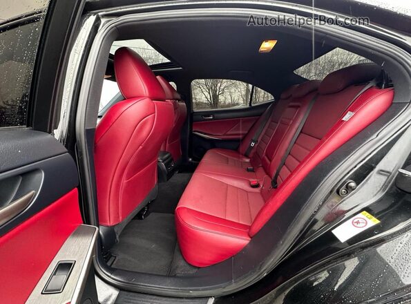 JTHC81D22K5035098 2019 LEXUS IS Black Widok naklejki z numerem VIN
