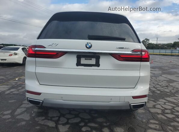 5UXCX4C53KLS37640 2019 BMW X7 White წინა სალონის ხედი