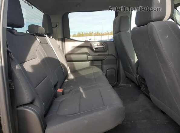 1GCPYBEK5LZ270435 2020 CHEVROLET SILVERADO Black Widok wnętrza z tyłu