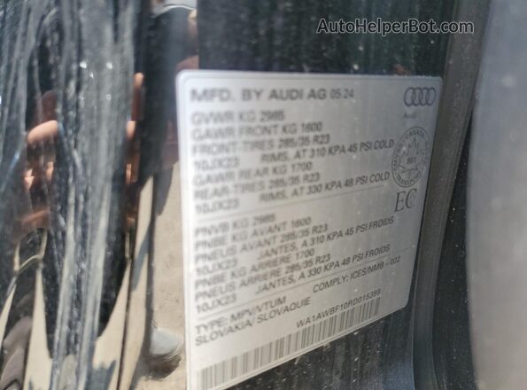 WA1AWBF10RD015399 2024 AUDI SQ8 Black 