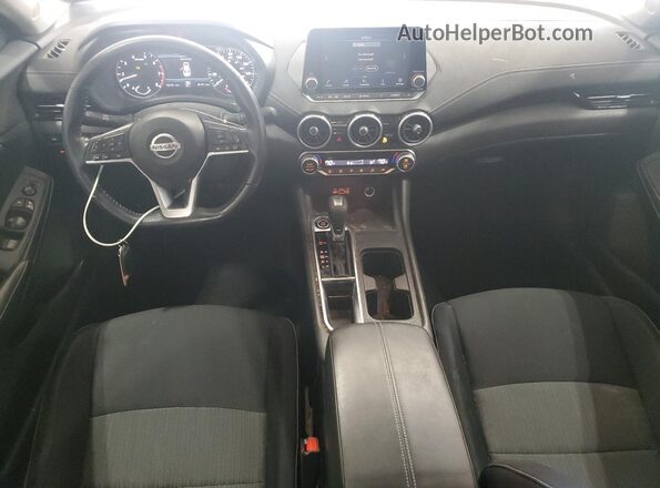 3N1AB8CV3LY227300 2020 NISSAN SENTRA Silver Instrument cluster view