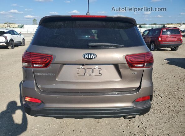 5XYPGDA59KG493184 2019 KIA SORENTO Brown Vista interior delantera
