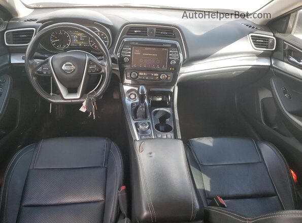 1N4AA6AV2KC373160 2019 NISSAN MAXIMA Silver ხელსაწყოთა პანელის ხედი