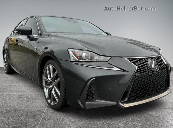JTHC81D22K5035098 2019 LEXUS IS Black Tył prawy