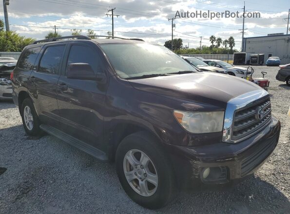 5TDZY5G10HS067671 2017 TOYOTA SEQUOIA Burgundy Widok z przodu