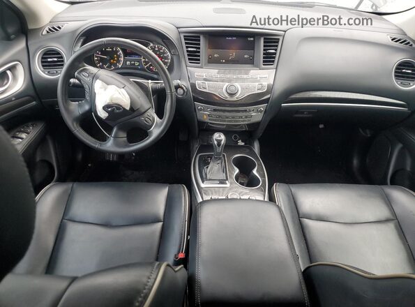 5N1DL0MM8LC536800 2020 INFINITI QX60 Black Вид щитка приладів