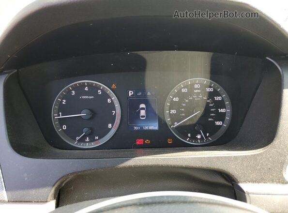 5NPE24AA8HH453621 2017 HYUNDAI SONATA Silver უკანა სავარძლების ხედი