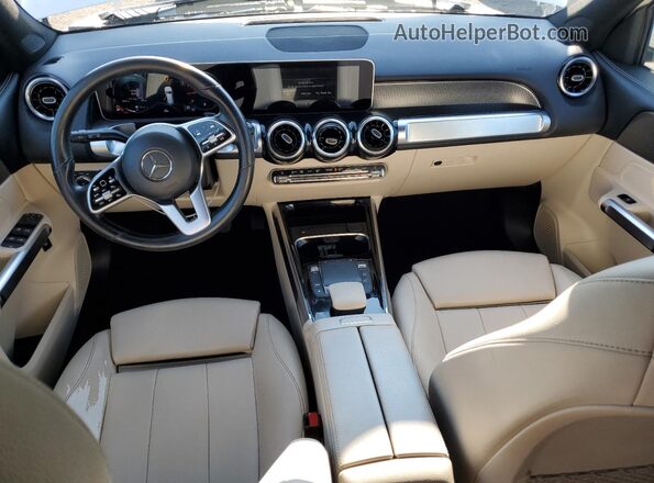 W1N4M4GB8MW091681 2021 MERCEDES-BENZ GLB-CLASS White Widok zestawu wskaźników