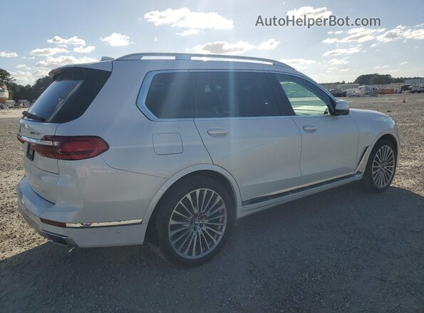 5UXCW2C59KL088156 2019 BMW X7 Белый Передняя правая четверть