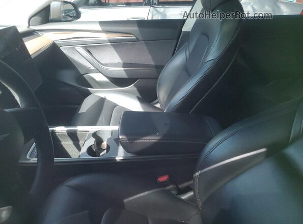 5YJ3E1EA3NF185238 2022 TESLA MODEL 3 Gray წინა პანელის ხედი
