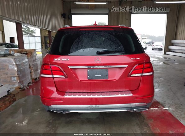4JGDA5HB1JB201540 2018 MERCEDES-BENZ GLE 350 Red 